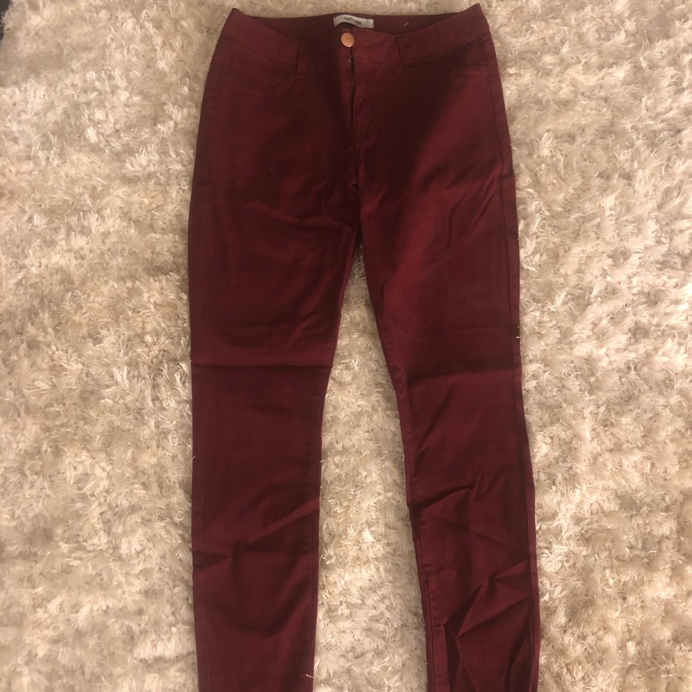 Maroon refuge jeans